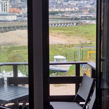 Le Cocooning-Studio Deauville Marina Avec Terrasse Vue Mer Et Plage Екстериор снимка
